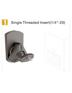 SUPPORT MURAL UNIVERSEL POUR ENCEINTE (1 PAIRE) 2