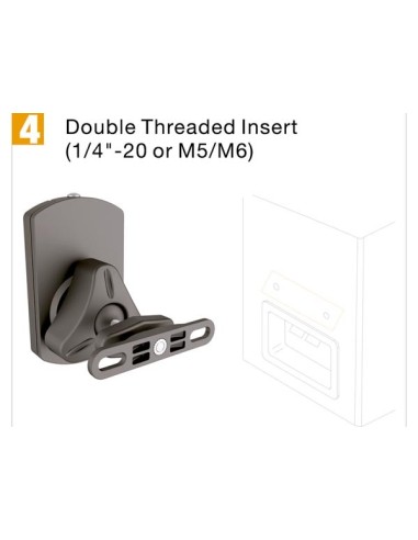 SUPPORT MURAL UNIVERSEL POUR ENCEINTE (1 PAIRE)