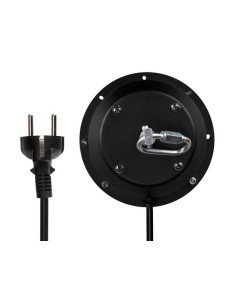 MOTOR VOOR SPIEGELBOL -  5-6 TPM - 230 VAC - ZWART 2