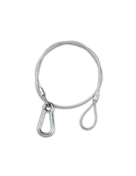 PVC COATED SAFETY CABLE - MAX. LOAD 20 kg / 44 lb