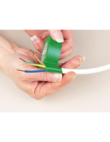 NITTO - INSULATION TAPE - GREEN - 19 mm x 10 m