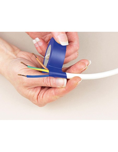 NITTO - RUBAN ADHESIF ISOLANT - BLEU - 19 mm x 10 m