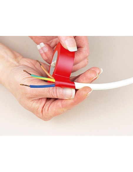 NITTO - ISOLATIETAPE - ROOD - 19 mm x 10 m