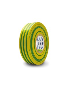 NITTO - INSULATION TAPE - GREEN/YELLOW - 19 mm x 10 m