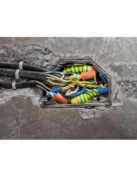 NITTO - INSULATION TAPE - GREEN/YELLOW - 19 mm x 10 m