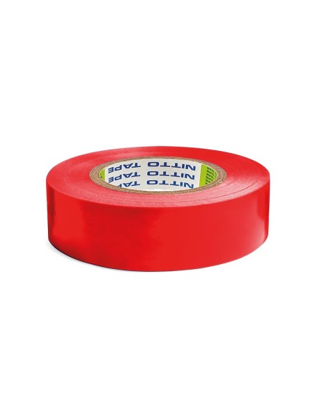 NITTO - RUBAN ADHESIF ISOLANT - ROUGE - 19 mm x 20 m