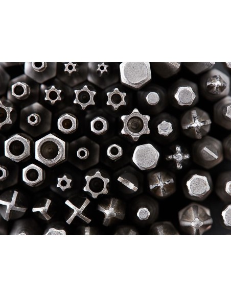 JEU D'EMBOUTS POUR TOURNEVIS - 100 pcs