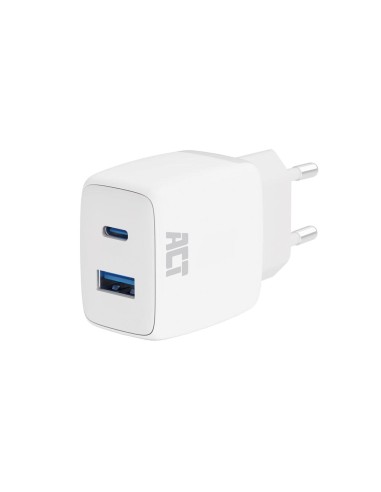Cargador USB-C y USB-A 20W con Power Delivery PPS, Quick Charge, GaNFast