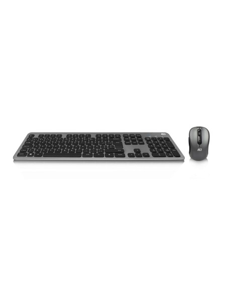 Ensemble clavier et souris sans fil, récepteur combiné USB-C/USB-A - Azerty