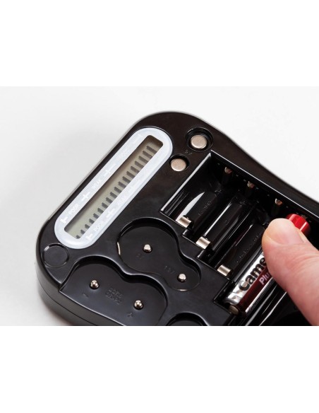 VIELSEITIGER BATTERIETESTER MIT LCD-DISPLAY