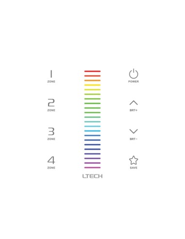 MEHRZONEN-SYSTEM - RGB-LED TOUCHPANEL DIMMER -...
