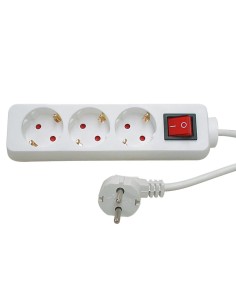 3-FACH-STECKDOSENLEISTE - MIT SCHALTER - SCHUTZKONTAKT... 2