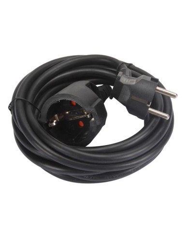 EXTENSION CABLE 3 m - BLACK - GERMAN SOCKET