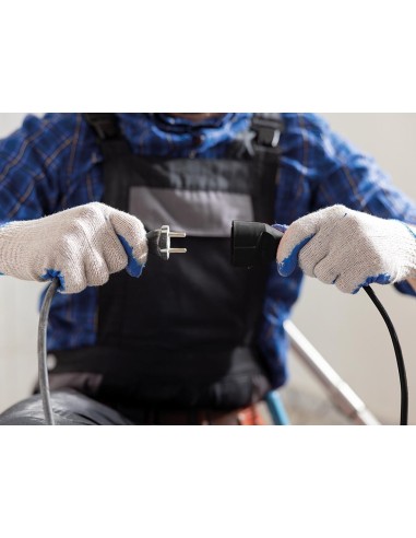 VERLENGKABEL 3 m - ZWART - RANDAARDE