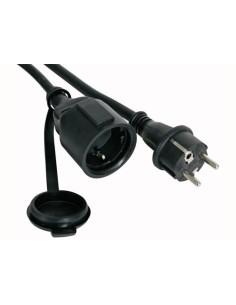 GUMMI-VERLÄNGERUNGSKABEL - 10 m - 3G1.5 - SCHUTZKONTAKT...