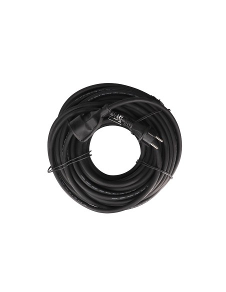 GUMMI-VERLÄNGERUNGSKABEL - 10 m - 3G1.5 - SCHUTZKONTAKT (DEUTSCHES SYSTEM)