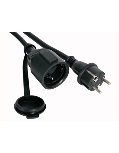 RUBBER EXTENSION CABLE - 10 m - 3G2.5 - GERMAN SOCKET