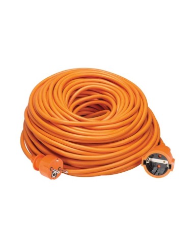 EXTENSION CABLE - 40 m - ORANGE - GERMAN SOCKET