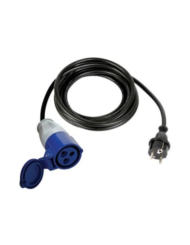 CÂBLE ADAPTATEUR AVEC FICHE SCHUKO VERS PRISE CEE - 3 m