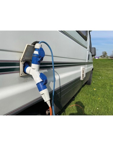 CÂBLE ADAPTATEUR AVEC FICHE SCHUKO VERS PRISE...