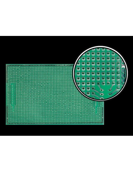 EUROCARD WITH CENTRONIX/SUB-D PATTERN - 100x160mm - FR4 (1pc/bl.)