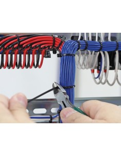 NYLON CABLE TIE SET - 7.6 x 400 mm - BLACK (100 pcs) 2
