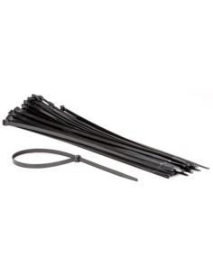 NYLON CABLE TIE SET - 8.8 x 500 mm - BLACK (50 pcs)
