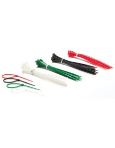 NYLON CABLE TIE SET - MULTIPLE COLOURS (100 pcs)