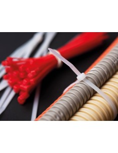 NYLON CABLE TIE SET - MULTIPLE COLOURS (100 pcs) 2