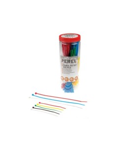 NYLON CABLE TIE SET - VARIOUS COLOURS (300 pcs)