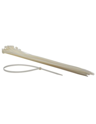 NYLON CABLE TIE SET - 8.8 x 750 mm - WHITE (50 pcs)