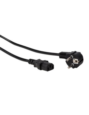 POWER CORD BLACK CEE 7/7 90° + C13 - L 1.5 m - 3G1.0 mm²