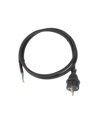 POWER CORD -RUBBER - 1.5 m - 3G2.5 - CEE 7/7 PLUG TO OPEN END