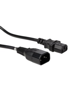 POWER CORD BLACK C14 + C13 L 1.8 m H05VV-F 3G1.00 mm²