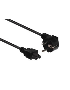VOEDINGSKABEL CEE 7/7 90° + C5 L 1.8 m H05VV-F 3G0.75 mm²