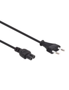 POWER CORD BLACK CEE 7/16 "Europlug"+ C7 L 2 m H03VVH2-F...