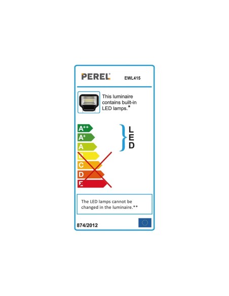 DRAAGBARE LED-WERKLAMP - INKLAPBAAR - 50 W - 4000 K - 1.5 m kabel + EU-stekker