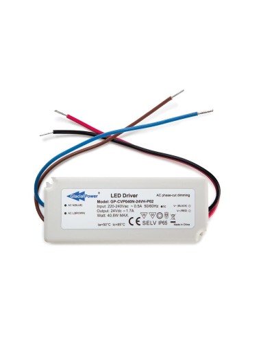 CONSTANT VOLTAGE LED POWER SUPPLY - 40 W 24 V...