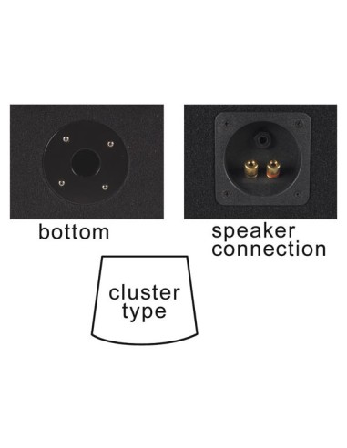2-WAY SPEAKER - 8" - FULL GRID - 300 W - BLACK