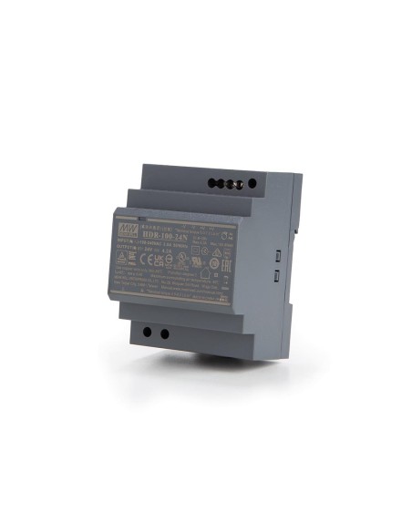 ALIMENTATION - 1 SORTIE - 100 W - 24 V 4.2 A - MONTAGE SUR RAIL DIN - POUR USAGE INDUSTRIEL