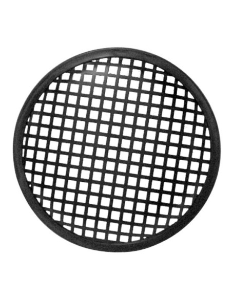 GRILLE MÉTALLIQUE POUR ENCEINTE 5" - NOIR - 10 pcs