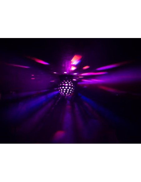 LED-DISCOKUGEL MIT RGBWA-UV LEDs