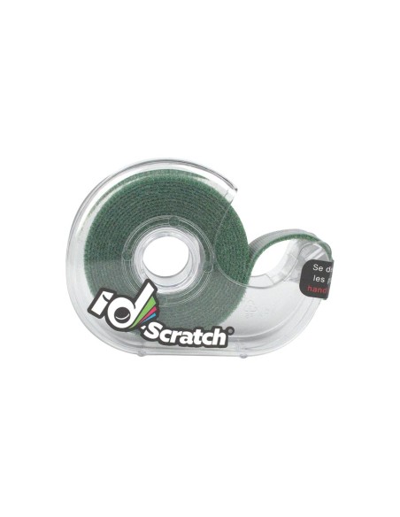 Klittenband - rol 2m x 2cm - donkergroene kleur