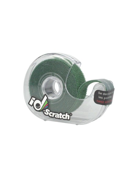 Klittenband - rol 2m x 2cm - donkergroene kleur