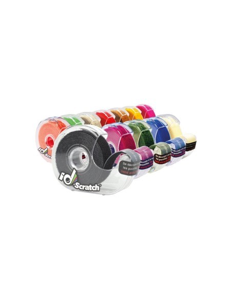 Klittenband - rol 2m x 2cm - donkergroene kleur
