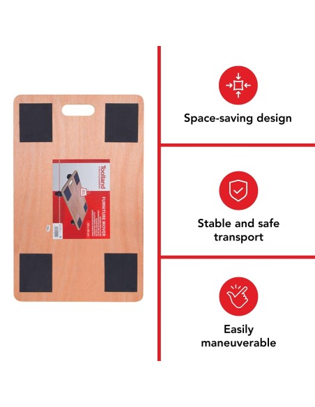 TRANSPORT-ROLLER - 650 x 400 mm - MAX. TRAGKRAFT 400 kg