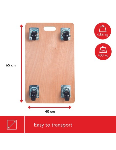 FURNITURE MOVER - 650 x 400 mm - max. LOAD 400 kg