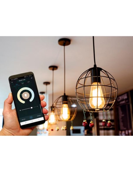 SMART WIFI-LEDLAMP - WARMWIT & INTENS WARMWIT - E27 - ST64