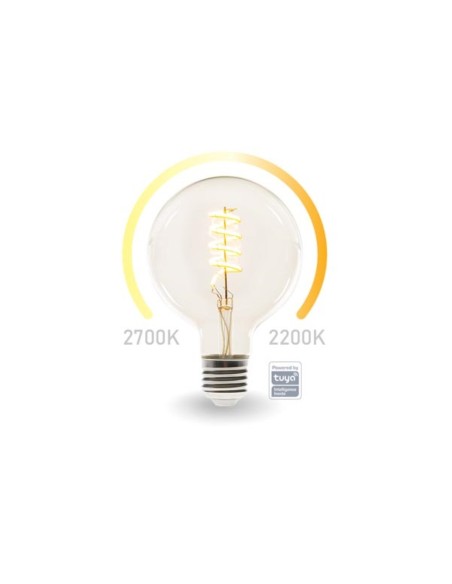 AMPOULE LED WIFI SMART - BLANC CHAUD & BLANC CHAUD INTENSE - E27 - G125