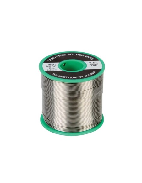 LEAD-FREE SOLDER 96% Sn - 4% Ag 0.8mm 500g